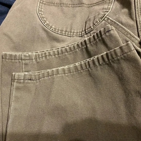 Dickies Denim Carpenter Pants Army Green 40X30 - Picture 7 of 11